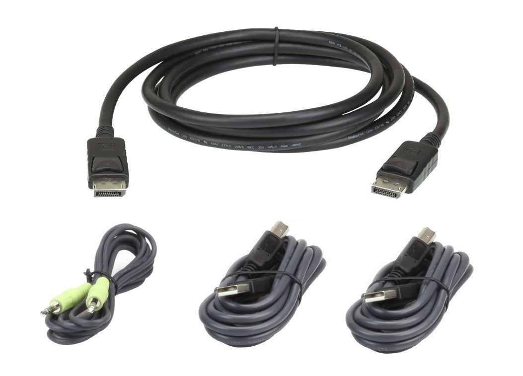 Aten 1.8m USB DisplayPort Secure KVM Cable Kit Aten 1.8m USB DisplayPort Secure KVM Cable Kit